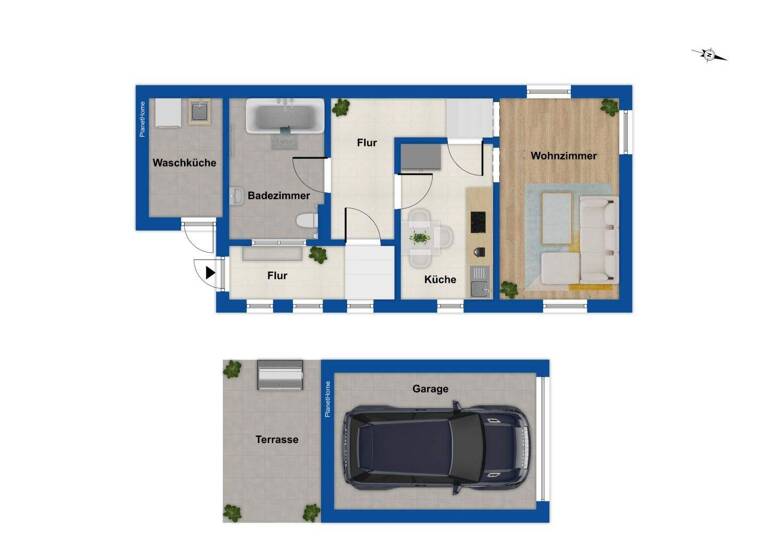 Doppelhaushälfte zum Kauf 298.500 € 4 Zimmer 90 m² 640 m² Grundstück Apolda 99510