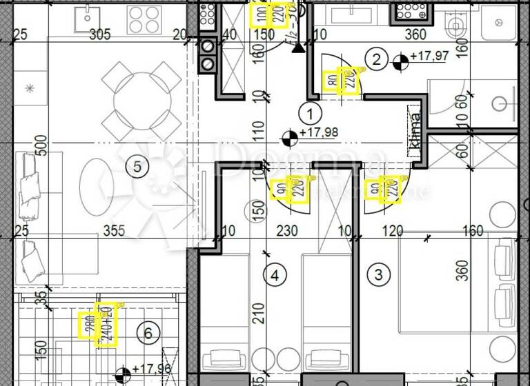 Wohnung zum Kauf 256.468 € 2 Zimmer 46 m² 6. Geschoss Monvidal - Monte Ghiro
