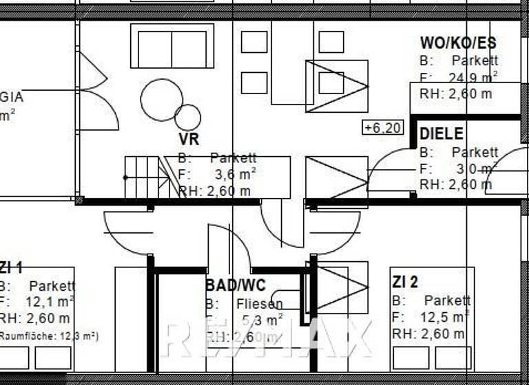 Wohnung zum Kauf - Erstbezug 294.443 € 4 Zimmer 108 m² 2. Geschoss frei ab sofort Frohnleiten 8130