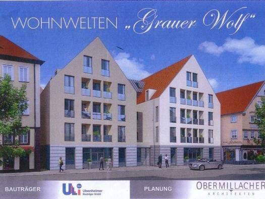 Wohnung zur Miete 620 € 2 Zimmer 54,2 m² 4. Geschoss Martin-Luther-Platz 30 Ansbach Ansbach, Mittelfr 91522