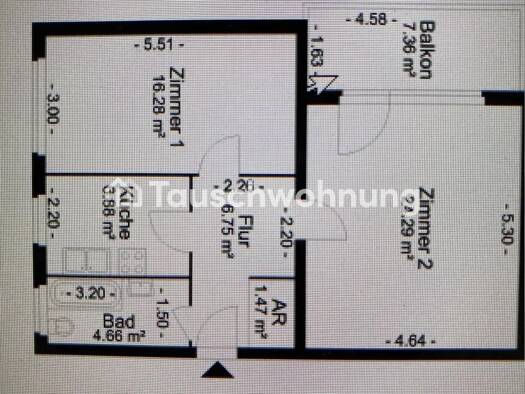 Wohnung zur Miete Tauschwohnung 361 € 2 Zimmer 65 m² 2. Geschoss Mariendorf Tempelhof-Schöneberg 12279