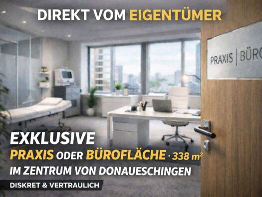 Bürofläche zur Miete provisionsfrei 338 m² Bürofläche Donaueschingen 78166