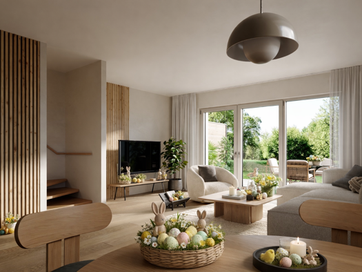 Reihenendhaus zum Kauf - Neubau provisionsfrei 535.000 € 6 Zimmer 137 m² 210,8 m² Grundstück Sassanfahrter Hauptstraße 82b Sassanfahrt Hirschaid 96114