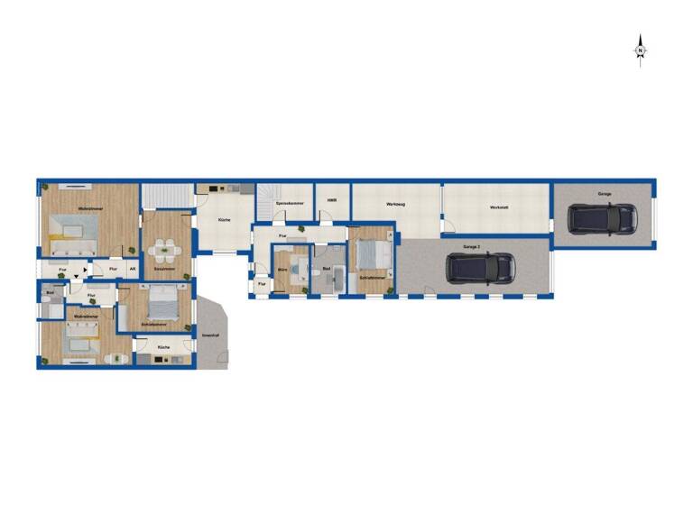 Mehrfamilienhaus zum Kauf 319.000 € 10 Zimmer 189 m² 606 m² Grundstück Nienborg Heek 48619