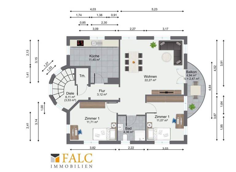 Maisonette zum Kauf 649.000 € 5 Zimmer 114,6 m² 1. Geschoss Baldham 85598