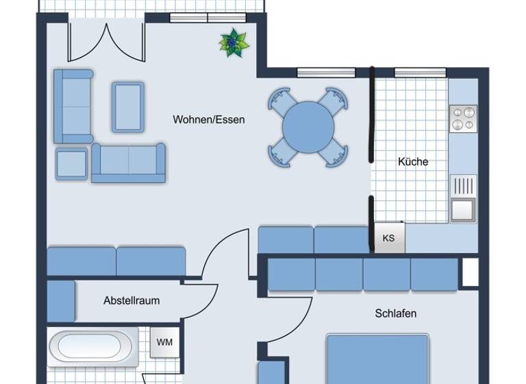 Wohnung zur Miete 879 € 2 Zimmer 55 m² frei ab 01.05.2026 Hein-Möller-Weg 7 Lohbrügge Hamburg-Bergedorf 21031