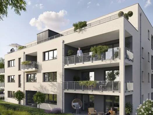 Wohnung zum Kauf - Neubau provisionsfrei 374.500 € 3 Zimmer 87,6 m² 1. Geschoss Bad Mergentheim Bad Mergentheim 97980