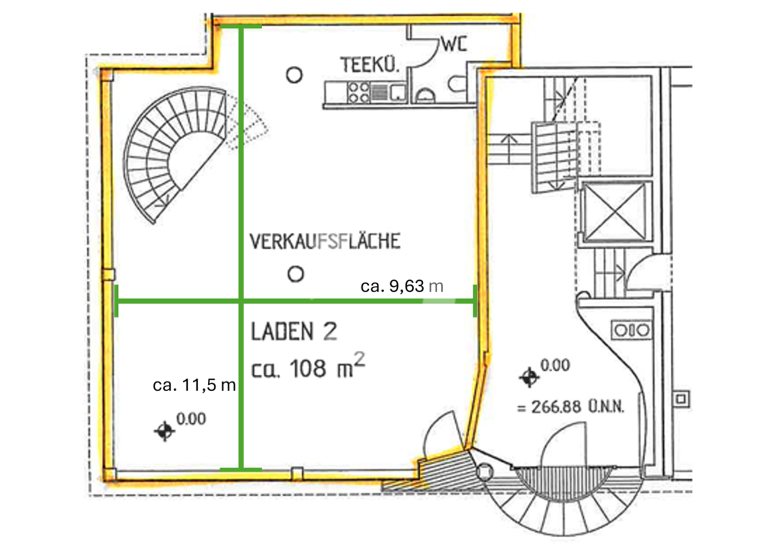 Ladenfläche zur Miete provisionsfrei 182 m² Verkaufsfläche Mitte Stuttgart, Mitte 70182