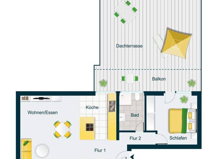Wohnung zur Miete 950 € 2 Zimmer 80 m² frei ab 01.04.2026 Königswinter 53639