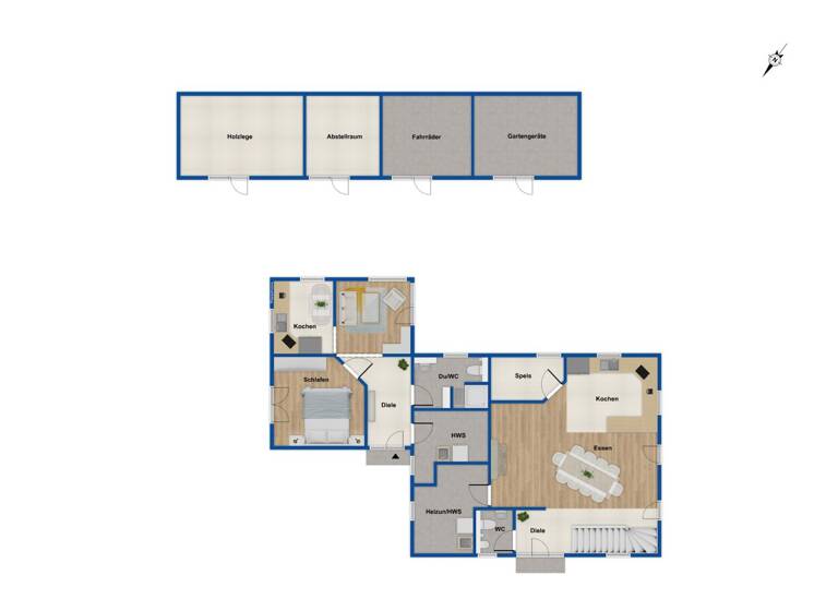 Einfamilienhaus zum Kauf 1.495.000 € 7 Zimmer 180 m² 2.344 m² Grundstück Oberau 82496