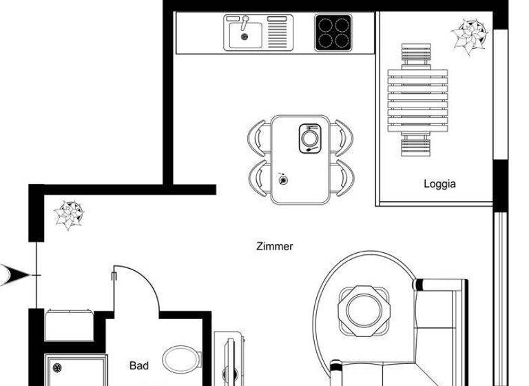 Studio zum Kauf 258.000 € 1 Zimmer 33,3 m² 1. Geschoss Barmbek-Nord Hamburg Barmbek-Nord 22307