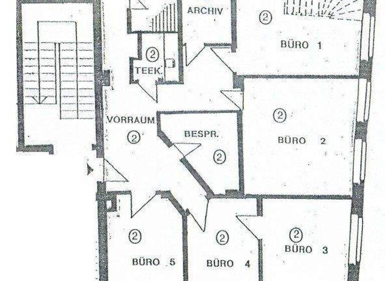 Bürofläche zum Kauf 98.000 € 7 Zimmer 94,7 m² Bürofläche Mosenstraße 1 Auerbach Auerbach/Vogtland 08209