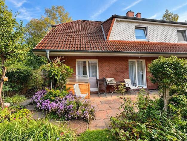Doppelhaushälfte zum Kauf provisionsfrei 629.000 € 4 Zimmer 120 m² 418 m² Grundstück frei ab 01.01.2027 Halstenbek 25469