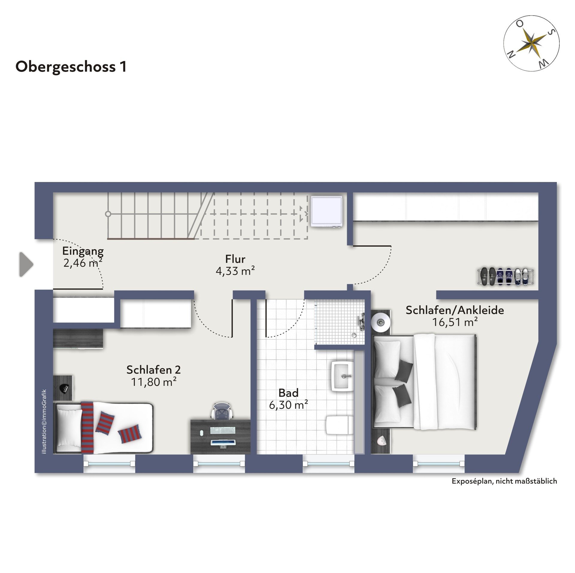 Maisonette zur Miete 1.300 € 3,5 Zimmer 87,6 m²<br/>Wohnfläche 1.<br/>Geschoss 01.03.2025<br/>Verfügbarkeit Innere Münchener Straße 21 a Achdorf Landshut 84036