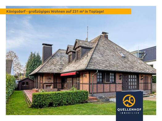 Einfamilienhaus zum Kauf 1.450.000 € 7 Zimmer 231 m² 1.266 m² Grundstück Königsdorf Frechen 50226