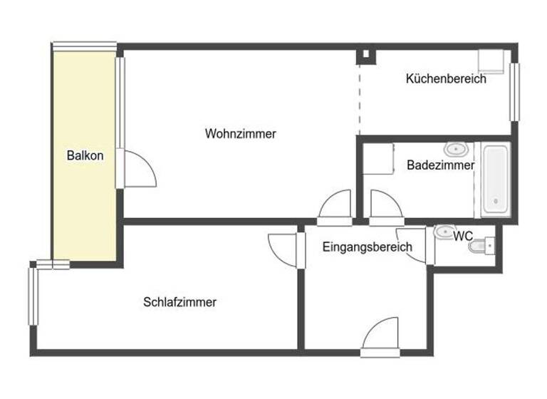 Wohnung zum Kauf 199.500 € 2 Zimmer 60 m² 4. Geschoss Wien 1230