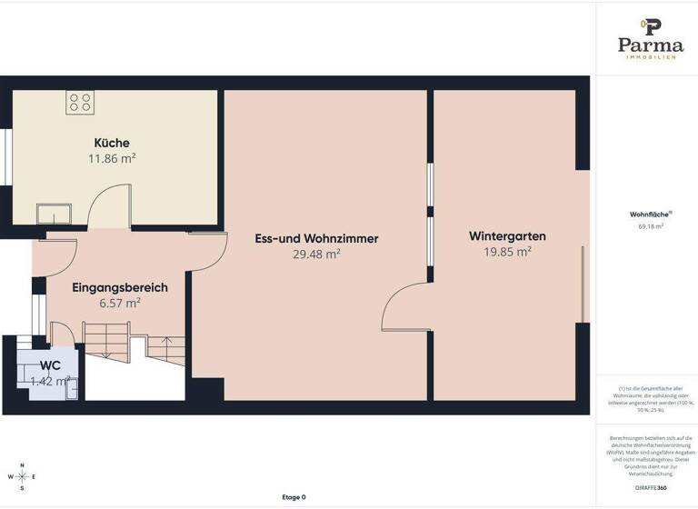 Doppelhaushälfte zum Kauf 247.000 € 4 Zimmer 106 m² 400 m² Grundstück Jülich 52428