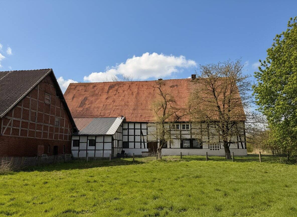 Immobilie in Wadersloh - Charmante Hofanlage mit 17.000 m² Grundstück und umfangreichen Nebengebäuden - Bild 3
