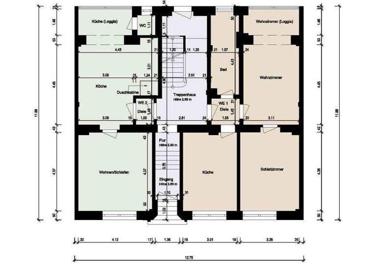 Mehrfamilienhaus zum Kauf 680.000 € 20 Zimmer 548,3 m² 329 m² Grundstück Schwarzbach 120 Barmen Wuppertal / Wichlinghausen-Süd 42277