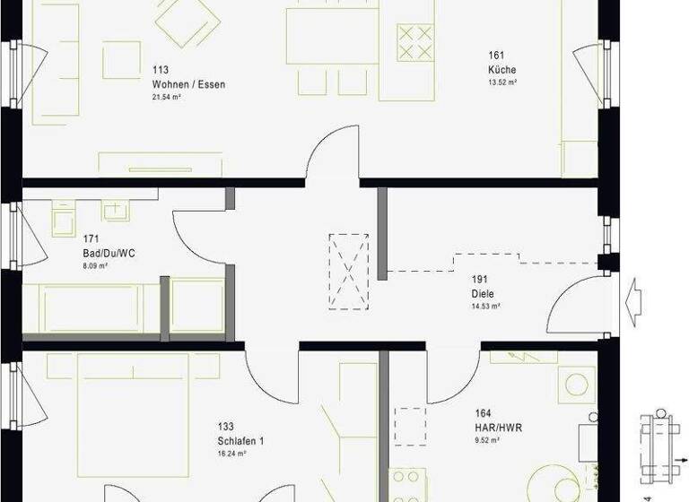 Bungalow zum Kauf 314.848 € 3 Zimmer 83 m² 620 m² Grundstück Owschlag 24811