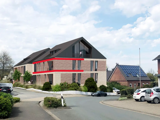 Wohnung zur Miete 1.180 € 3 Zimmer 73 m² Geschoss 2/3 Auf der Wenge Havixbeck 48329