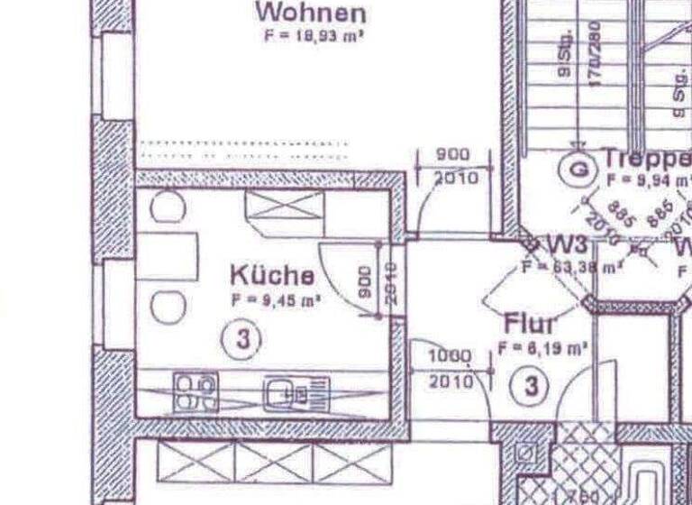 Wohnung zum Kauf 54.000 € 2 Zimmer 63,4 m² 1. Geschoss frei ab sofort Oberwiesenthaler Straße 8 Bärenstein 09471