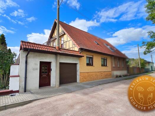 Doppelhaushälfte zum Kauf 85.000 € 4 Zimmer 98 m² 316 m² Grundstück Löbnitz an der Linde Köthen (Anhalt) 06369
