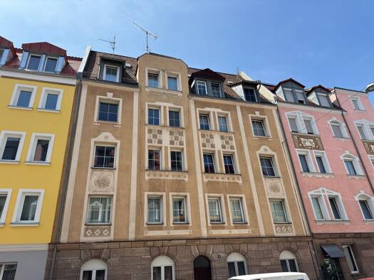 Terrassenwohnung zur Miete 1.040 € 2 Zimmer 62 m² Geschoss EG/5 frei ab 01.01.2026 Schumannstraße 13 Muggenhof Nürnberg 90429