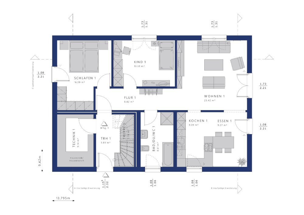 Haus zum Kauf 1.145.090 € 4 Zimmer 211 m²<br/>Wohnfläche 686 m²<br/>Grundstück Hochdorf 73269