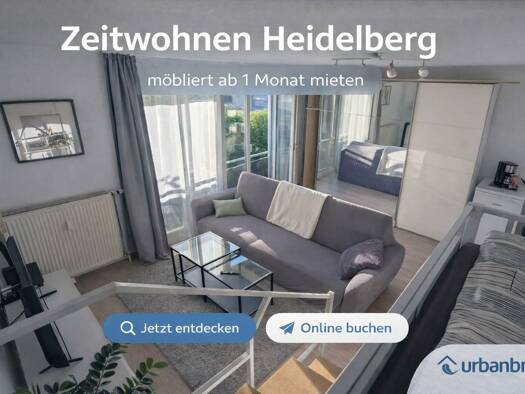 Studio zur Miete auf Zeit 1.200 € 1 Zimmer 34 m² frei ab 23.04.2026 Grenzhöfer Weg 0 Wieblingen Heidelberg Wieblingen 69123
