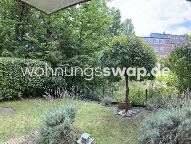 Studio zur Miete Tauschwohnung 1.300 € 3 Zimmer 78 m² EG Uhlenhorst Hamburg 22081
