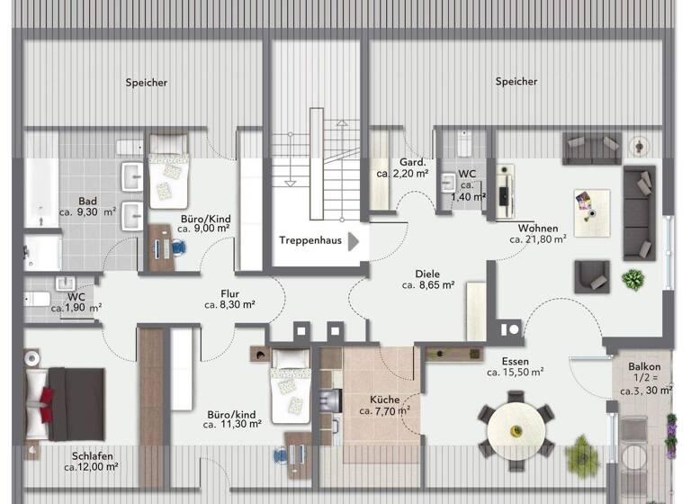 Wohnung zum Kauf 351.000 € 4 Zimmer 108 m² EG Neuwöhr Neubeuern 83115