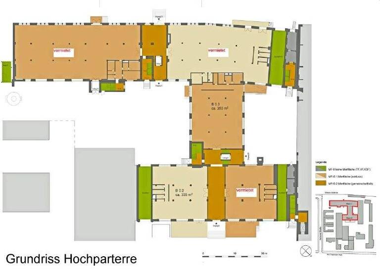 Bürofläche zur Miete provisionsfrei 400 m² Bürofläche teilbar ab 320 m² Plänterwald Berlin 12435