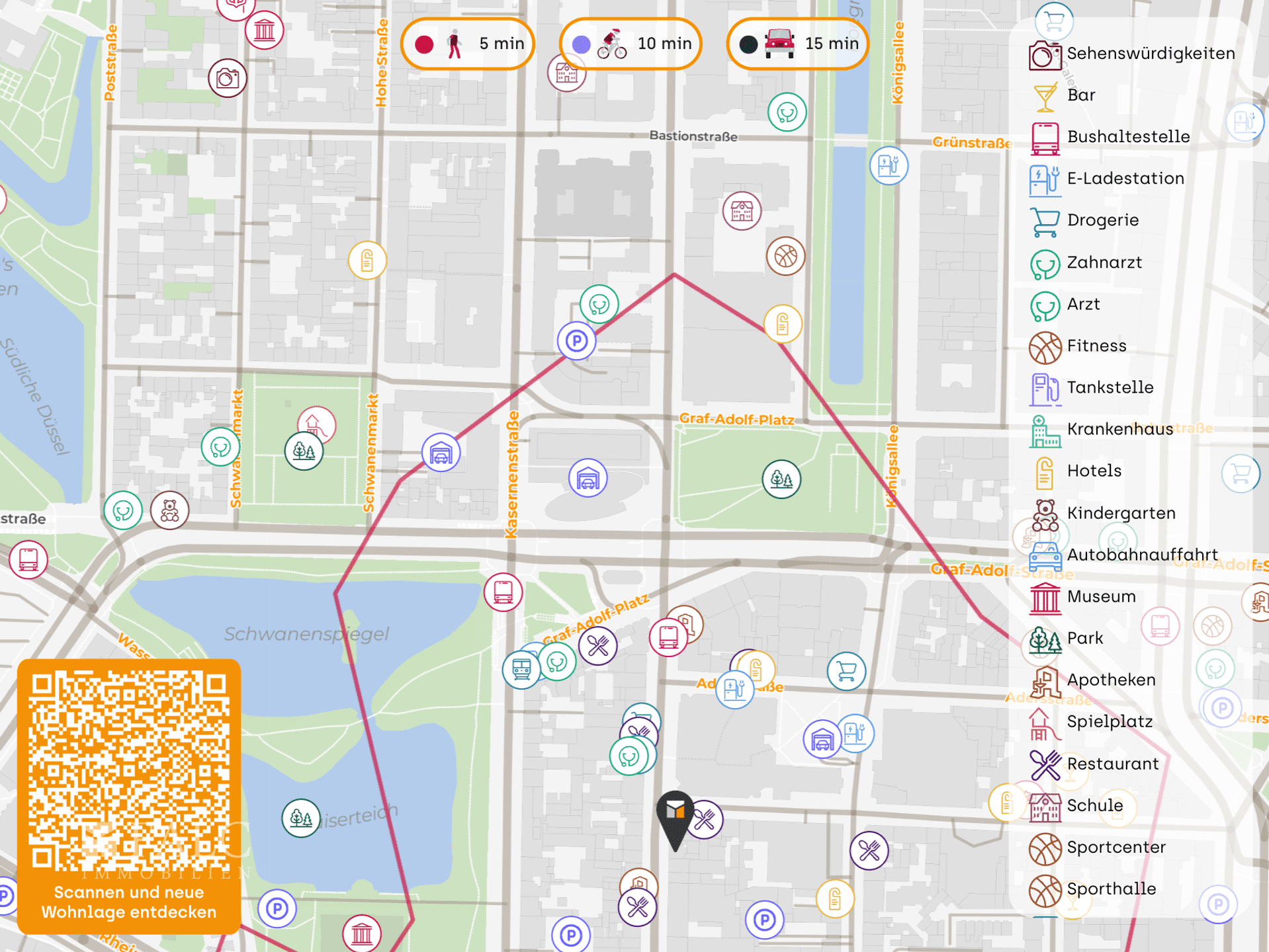 Laden zur Miete provisionsfrei 3.501 € 166 m²<br/>Verkaufsfläche Friedrichstraße 20 Friedrichstadt Düsseldorf 40217