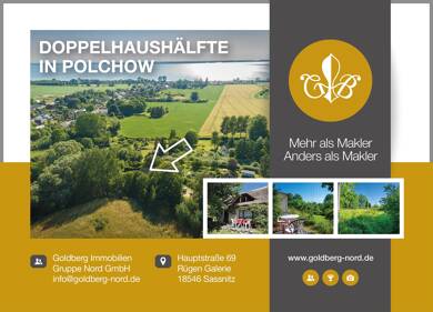 Doppelhaushälfte zum Kauf 187.000 € 2 Zimmer 2.467 m² Grundstück Polchow Polchow 18551