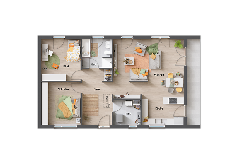 Einfamilienhaus zum Kauf 366.000 € 4 Zimmer 110 m² 475 m² Grundstück Kallinchen Zossen 15806