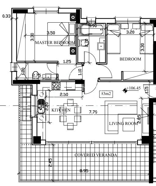 Wohnung zum Kauf 320.000 € 4 Zimmer 107 m²<br/>Wohnfläche Ayios Athanasios