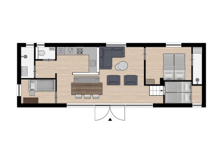 Einfamilienhaus zum Kauf provisionsfrei 220.000 € 4 Zimmer 76 m² 405 m² Grundstück Buitengronden 7 Zwartewaal 3238LZ