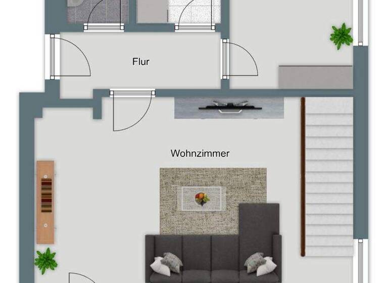 Maisonette zur Miete 1.215 € 3 Zimmer 84,9 m² 4. Geschoss Pfersee Augsburg / Pfersee 86157