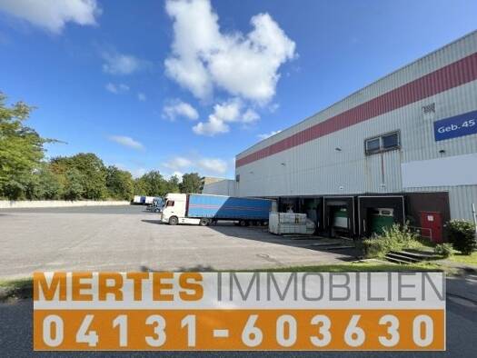Lagerhalle zur Miete provisionsfrei 13.100 m² Lagerfläche teilbar ab 2.300 m² Schenefeld 22869