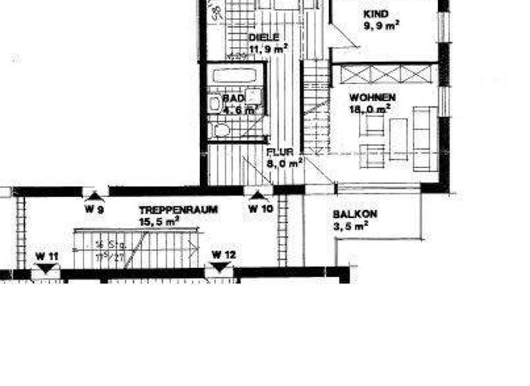Maisonette zur Miete 570 € 3 Zimmer 76,5 m² 2. Geschoss Stenner Straße 4a Niederplanitz Zwickau 08064