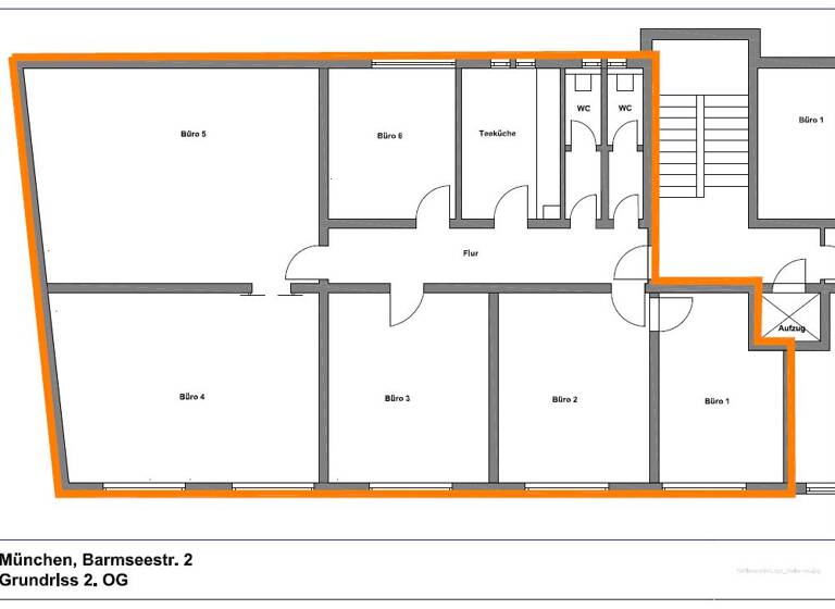 Bürofläche zur Miete provisionsfrei 3.025 € 6 Zimmer 203 m² Bürofläche Barmseestraße 2 Thalk.Obersendl.-Forsten-Fürstenr.-Solln München 81477