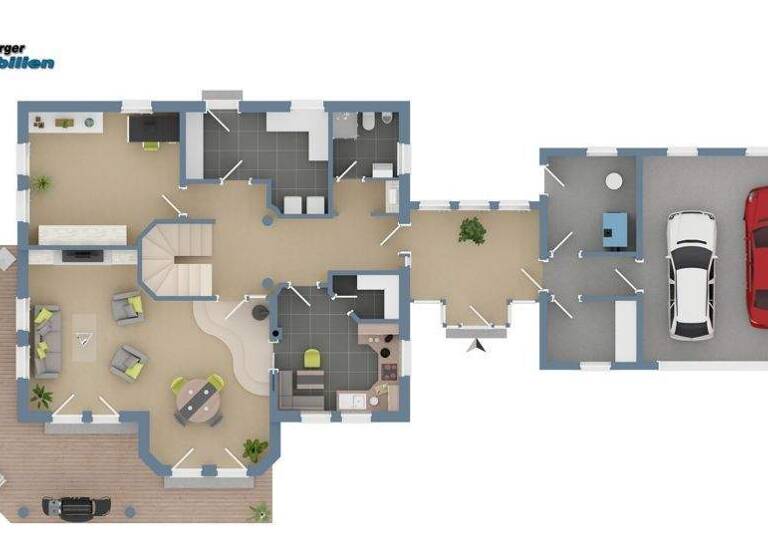 Einfamilienhaus zum Kauf 725.000 € 7 Zimmer 199,2 m² 2.856 m² Grundstück Steinfürth Stephansposching 94569