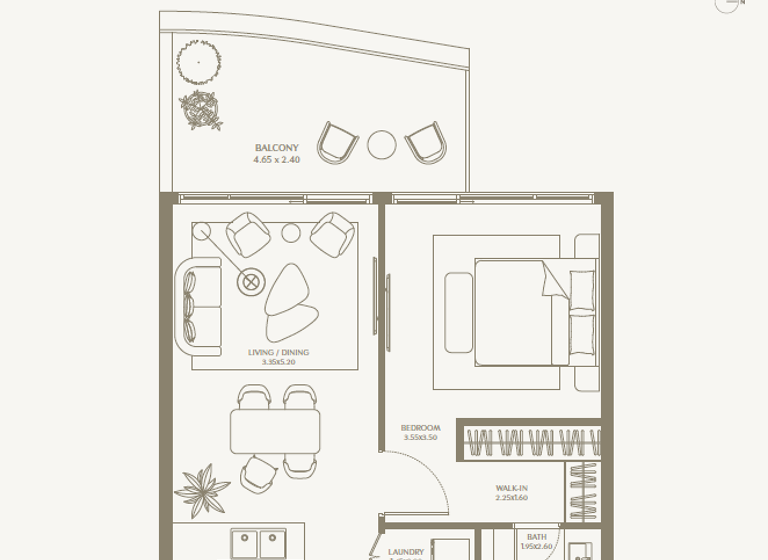 Wohnung zum Kauf 312.528 € 2 Zimmer 69 m² Umm al-Qaiwain