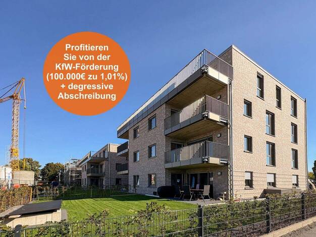 Wohnung zum Kauf - Erstbezug provisionsfrei 348.039 € 3 Zimmer 78,8 m² EG frei ab sofort Recke 49509