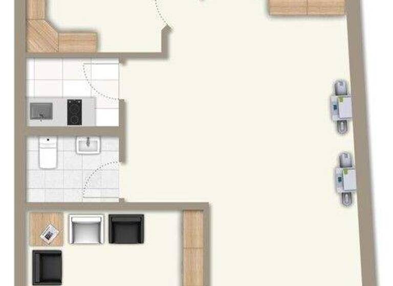 Bürofläche zur Miete 1.100 € 3 Zimmer 135 m² Bürofläche Rottweil 78628