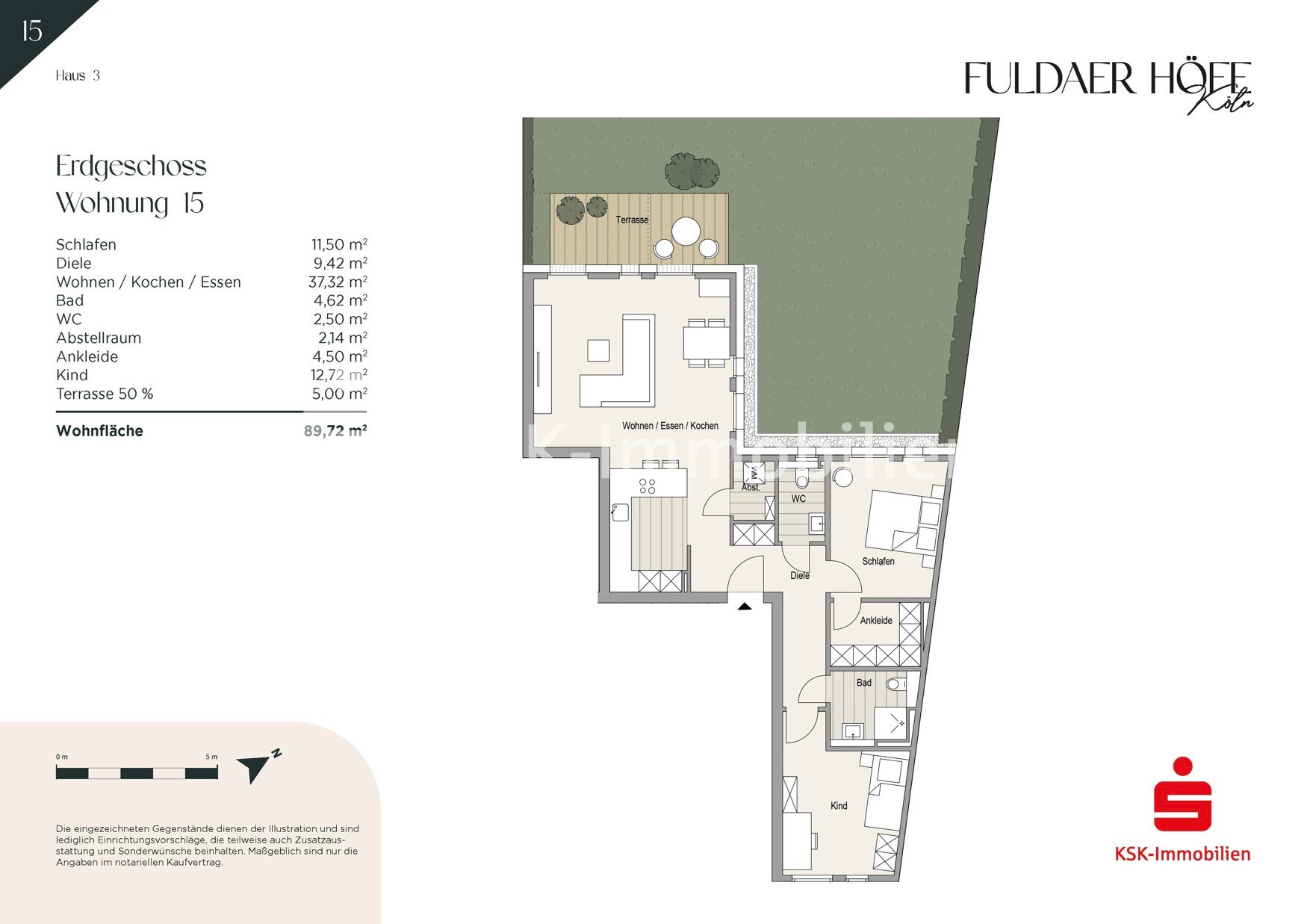 Wohnung zum Kauf 547.000 € 3 Zimmer 89,7 m²<br/>Wohnfläche EG<br/>Geschoss Höhenberg Köln / Höhenberg 51103