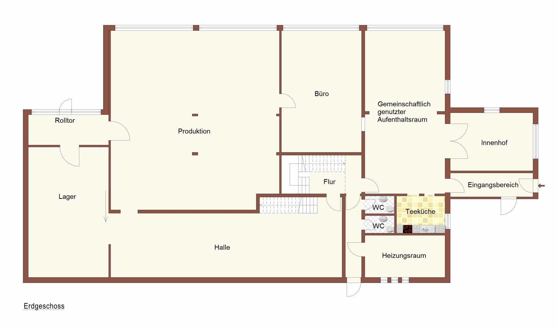 Lagerhalle zur Miete 5.900 € 81 m²<br/>Lagerfläche Westerstede Westerstede 26655