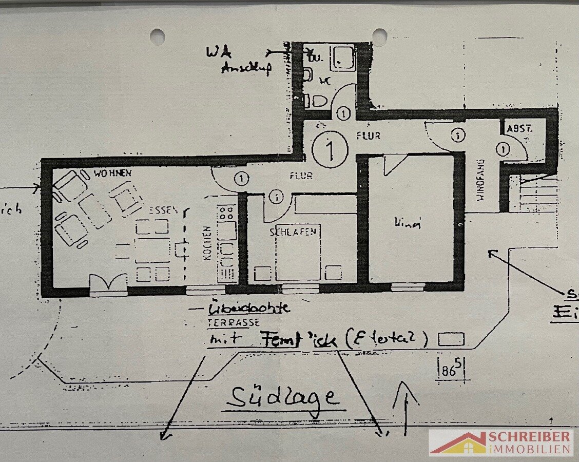 Wohnung zum Kauf 99.500 € 3 Zimmer 65,6 m²<br/>Wohnfläche Schwarzenau Bad Berleburg 57319