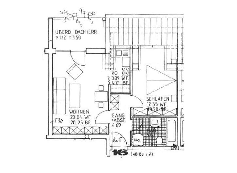 Wohnung zum Kauf 169.000 € 2 Zimmer 48,8 m² 2. Geschoss Straubing 94315
